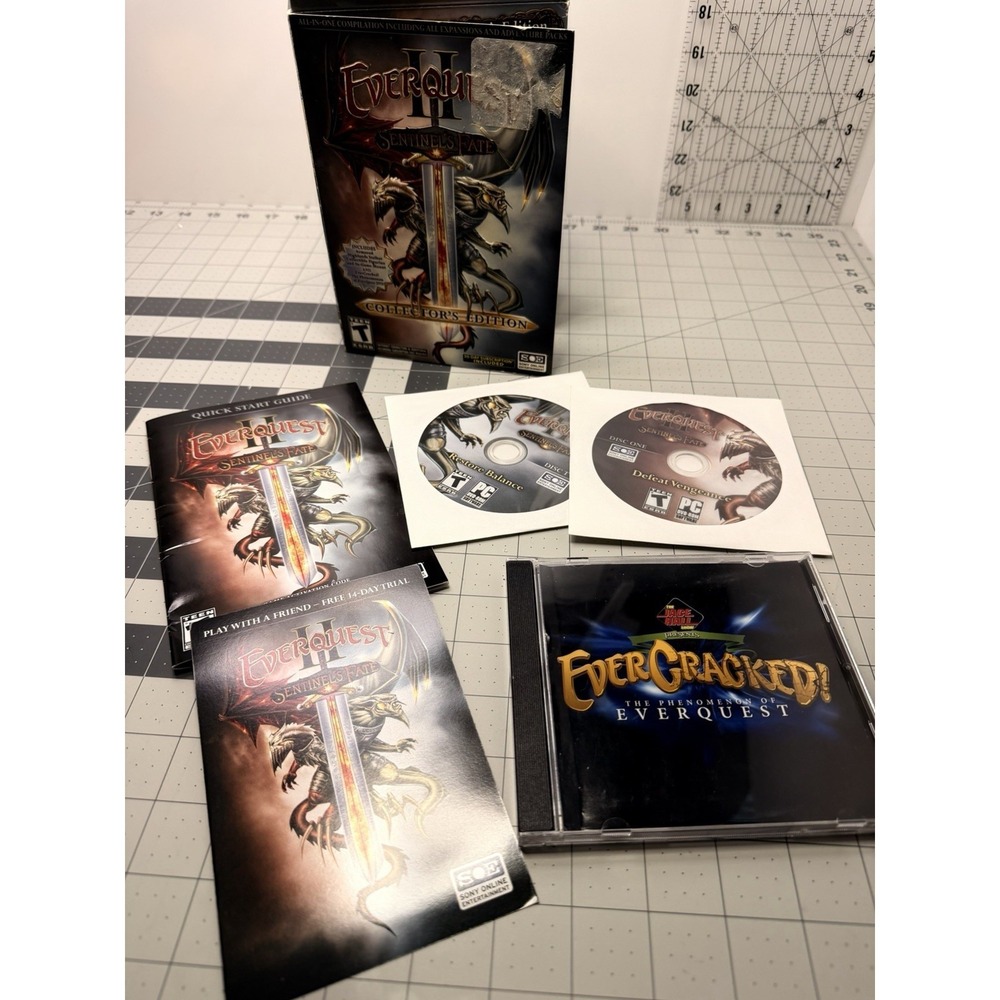EverQuest II 2 Sentinel's Fate Collector's Edition PC 2010 Big Box - Picture 4 of 8